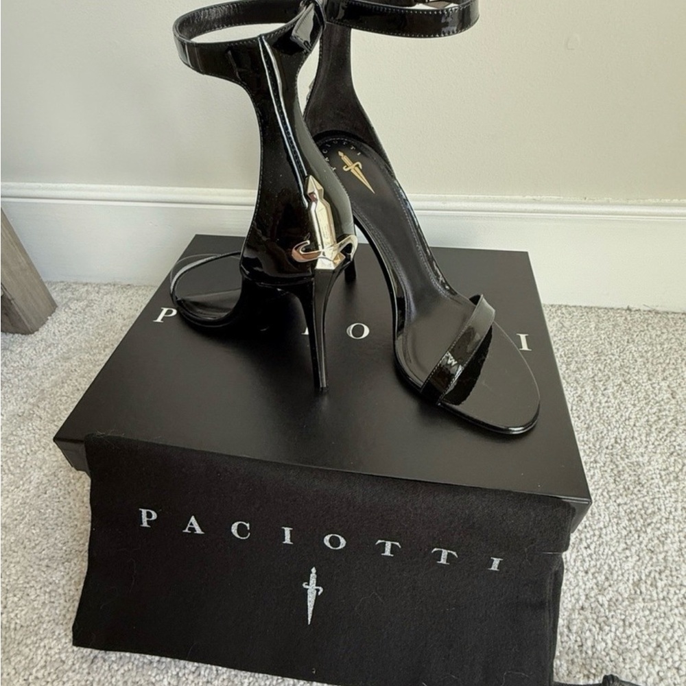 Brand NEW Cesare Paciotti Dagger Heel 40 EU 10 US - Picture 3 of 10
